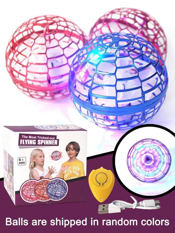 Bola voadora tipo spinner com luzes LED